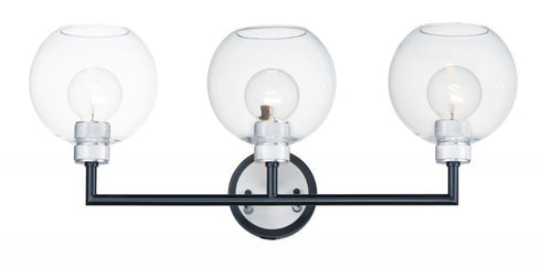 Maxim Vessel 3 Light Bath Vanity Model: 21613CLBKAL