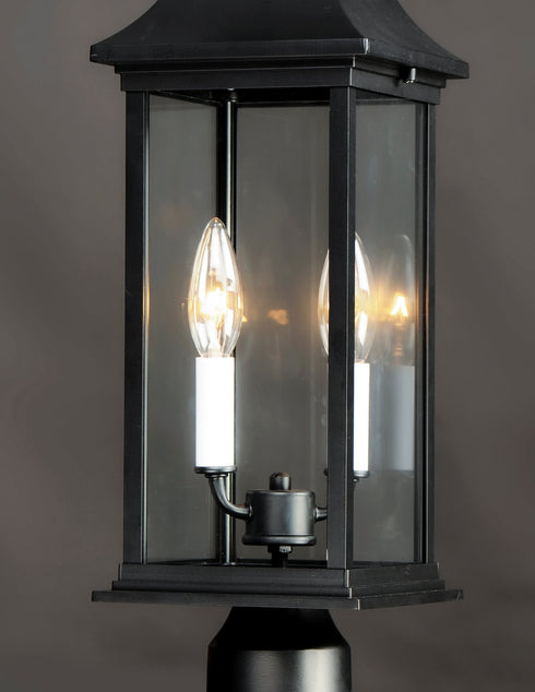 Maxim Vicksburg Outdoor Pol Post Mount Model: 30020CLBK