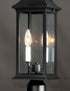 Maxim Vicksburg Outdoor Pol Post Mount Model: 30020CLBK