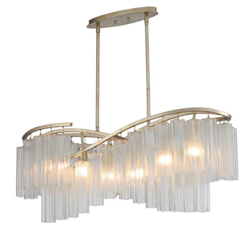Maxim Victoria 6 Light Linear Chandelier Model: 39579WFLGS