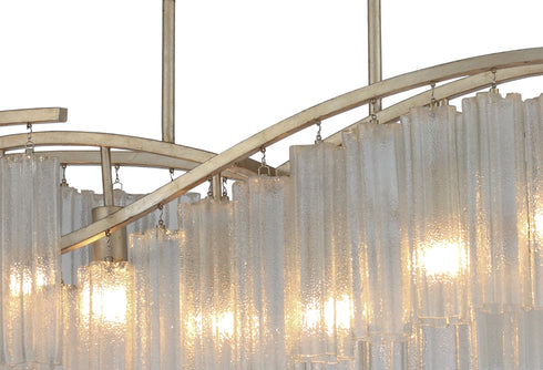 Maxim Victoria 6 Light Linear Chandelier Model: 39579WFLGS