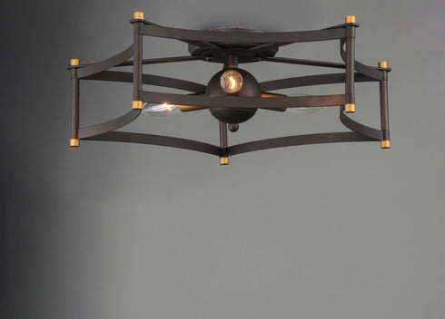 Maxim Wellington Flush Mount Model: 13590OIAB