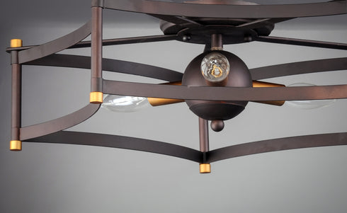 Maxim Wellington Flush Mount Model: 13590OIAB