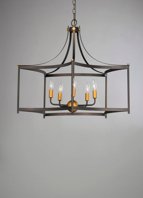 Maxim Wellington Multi Light Pendant Model: 13595OIAB