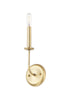 Maxim Wesley 1 Light Wall Sconce Model: 10321BKSN