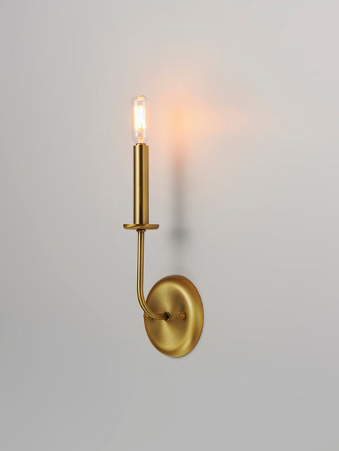 Maxim Wesley 1 Light Wall Sconce Model: 10321BKSN