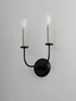 Maxim Wesley 2 Light Wall Sconce Model: 10322BKSN