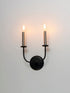 Maxim Wesley 2 Light Wall Sconce Model: 10322BKSN