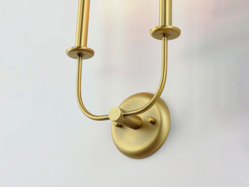 Maxim Wesley 2 Light Wall Sconce Model: 10322BKSN