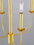 Maxim Wesley 4 Light Chandelier Model: 10324BKSN