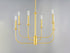 Maxim Wesley 6 Light Chandelier Model: 10326BKSN