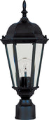 Maxim Westlake Cast 1 Light Outdoor Pol Post Model: 1001BK