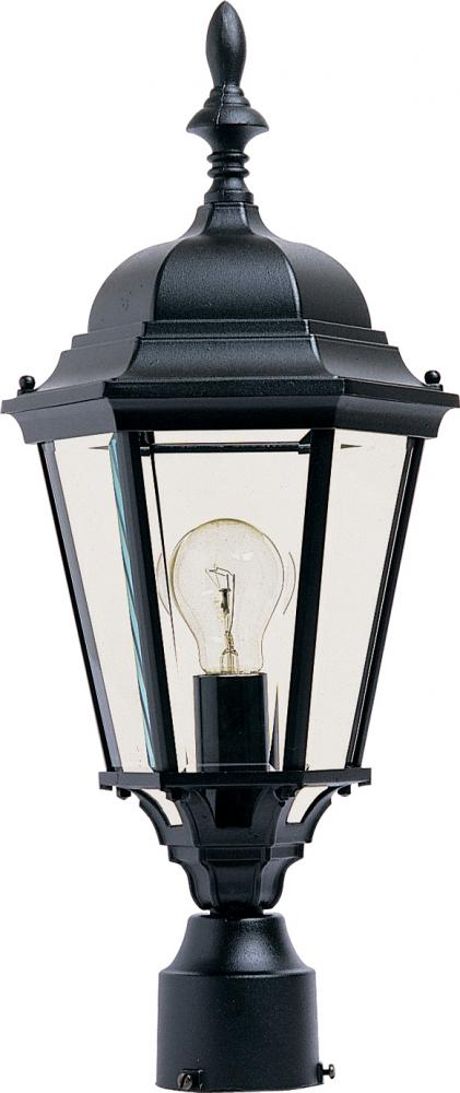 Maxim Westlake Cast 1 Light Outdoor Pol Post Model: 1005BK