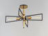 Maxim Wings 4 Light Flush Mount Model: 11650BKSBR
