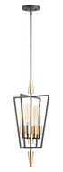Maxim Wings 4 Light Pendant Model: 11654BKSBR