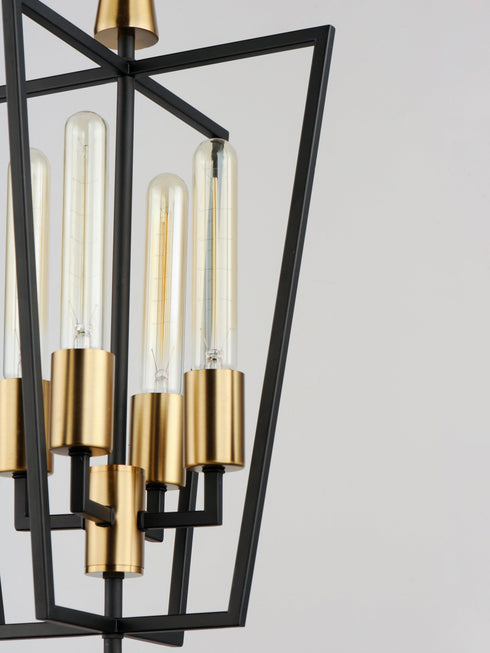 Maxim Wings 4 Light Pendant Model: 11654BKSBR