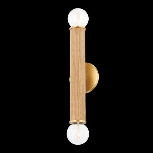 Mitzi 2 Light Wall Sconce Model: H650102-AGB