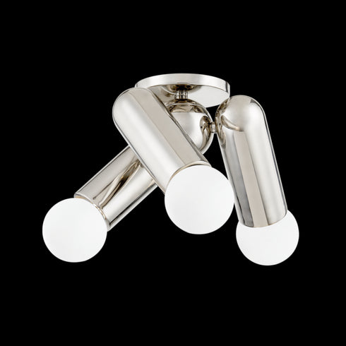 Mitzi 3 Light Flush Mount Model: H720503-AGB