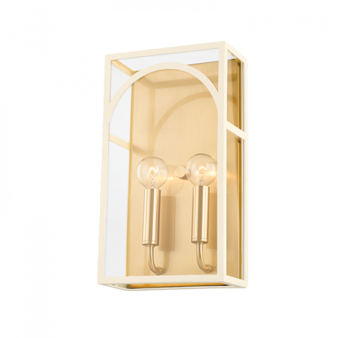 Mitzi Addison 2 Light Wall Sconce Model: H642102-AGB/TBK