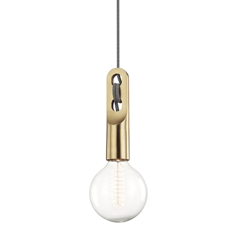 Mitzi Angela 1 Light Large Pendant Model: H257701-AGB