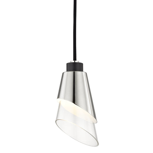 Mitzi Angie 1 Light Pendant Model: H130701-AGB/BK