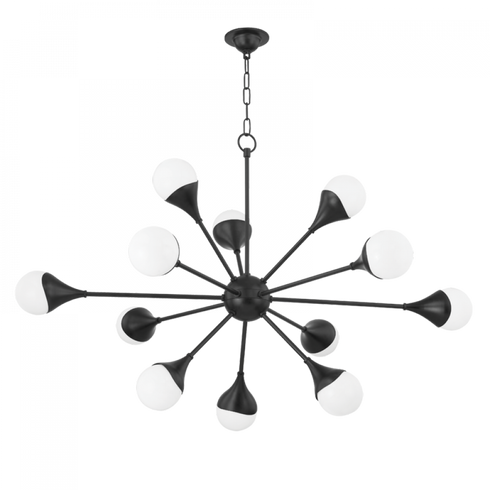 Mitzi Ariana 12 Light Chandelier Model: H375812-SBK
