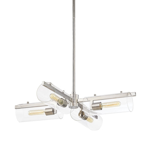 Mitzi Ariel 4 Light Chandelier Model: H326804-SBK