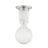 Mitzi Asime 1 Light Flush Mount Model: H120601-AGB