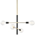 Mitzi Astrid 4 Light Chandelier Model: H178804-PN/BK