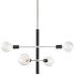 Mitzi Astrid 4 Light Chandelier Model: H178804-PN/BK