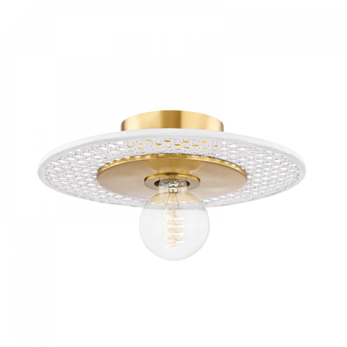 Mitzi Autumn 1 Light Flushmount Model: H624501-AGB