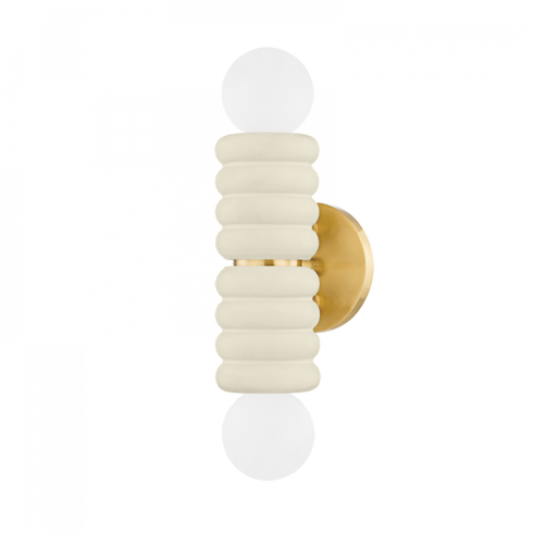 Mitzi Bibi 2 Light Wall Sconce Model: H691102-AGB/CAI