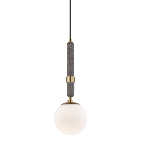 Mitzi Brielle 1 Light Small Pendant Model: H289701S-AGB
