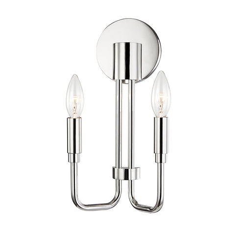 Mitzi Brigitte 2 Light Wall Sconce Model: H261102-OB