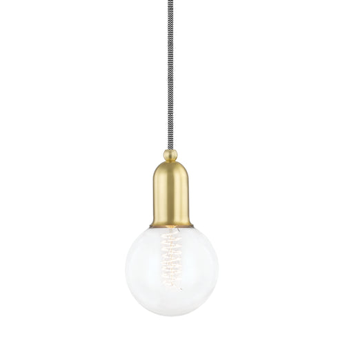 Mitzi Bryce 1 Light Pendant Model: H419701-AGB