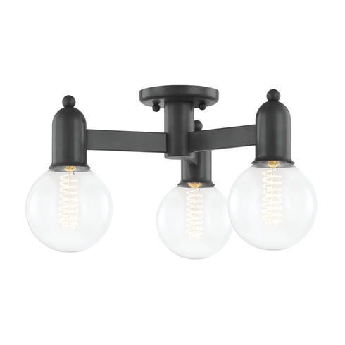 Mitzi Bryce 3 Light Semi Flush Model: H419603-AGB