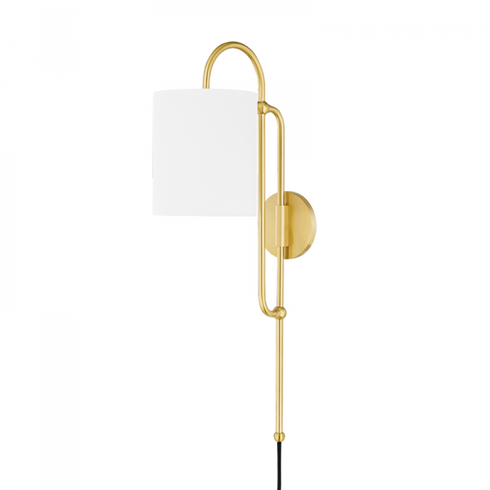 Mitzi Caroline 1 Light Portable Wall Sconce Model: HL641201-PN