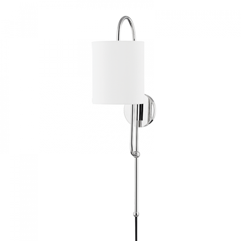 Mitzi Caroline 1 Light Portable Wall Sconce Model: HL641201-PN
