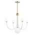 Mitzi Coco 5 Light Chandelier Model: H234805-PN/BK