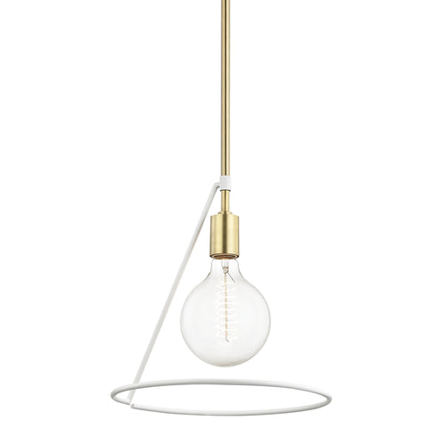 Mitzi Dana 1 Light Pendant Model: H245701-PN/BK