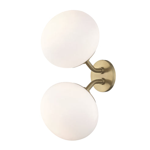 Mitzi Estee 2 Light Wall Sconce Model: H134102-AGB