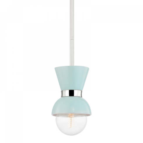 Mitzi Gillian 1 Light Pendant Model: H469701-AGB/CCR