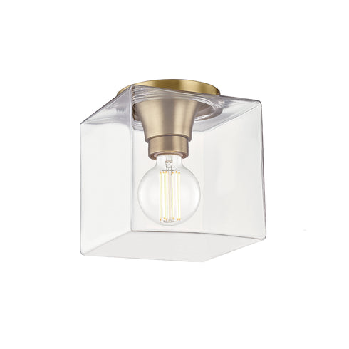 Mitzi Grace 1 Light Flush Mount Model: H284501SQS-AGB