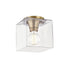Mitzi Grace 1 Light Flush Mount Model: H284501SQS-AGB