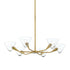 Mitzi Isabella 6 Light Chandelier Model: H327806-AGB