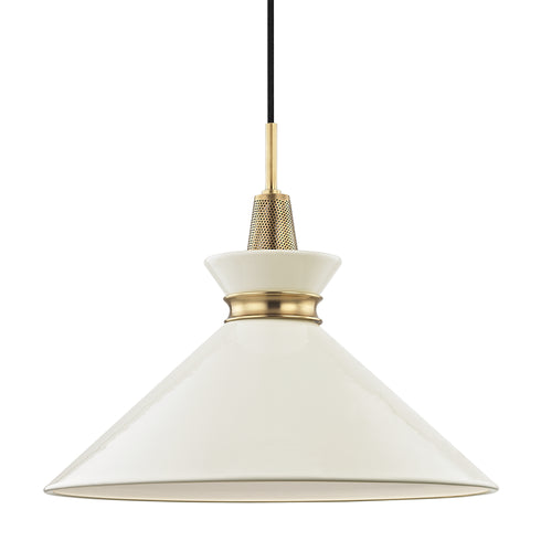 Mitzi Kiki 1 Light Large Pendant Model: H251701L-AGB/PK