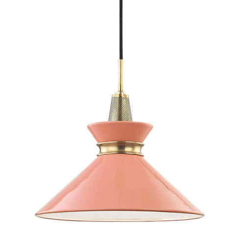 Mitzi Kiki 1 Light Small Pendant Model: H251701S-AGB/CR
