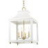 Mitzi Leigh 4 Light Large Pendant Model: H259704L-AGB/MNT