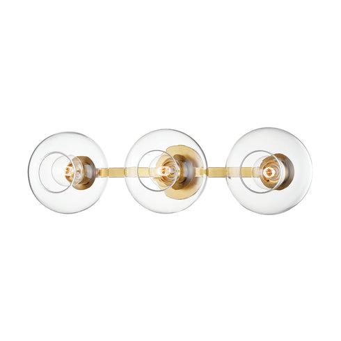 Mitzi Margot 3 Light Wall Sconce Model: H270103-AGB