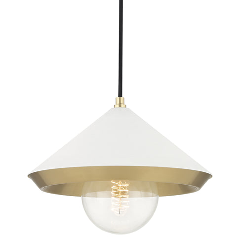 Mitzi Marnie 1 Light Large Pendant Model: H139701L-PN/BK